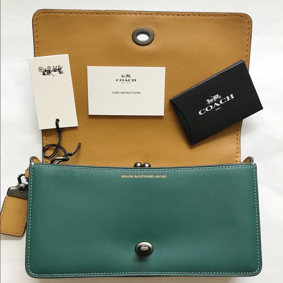 Coach 1941 NWT Calfskin Color block Dinky